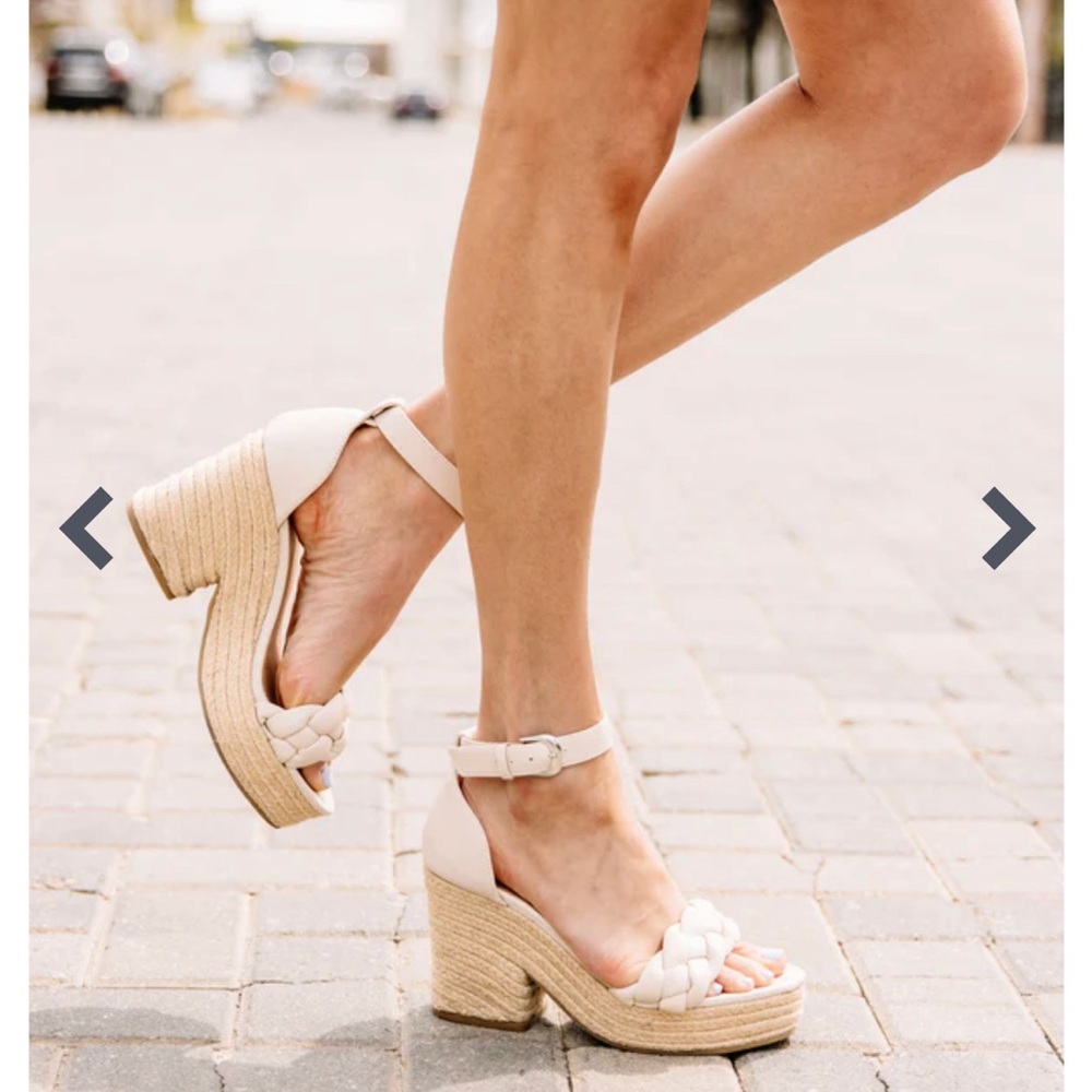 Braided Jute Heels
